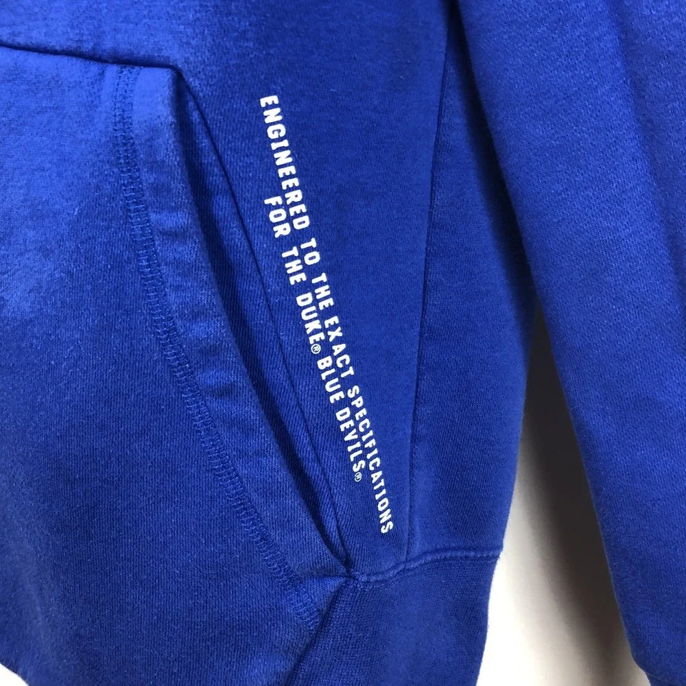 Duke Blue Devils Nike Pullover Hoodie Men's Sz S Blue White NCAA Basketball Rare